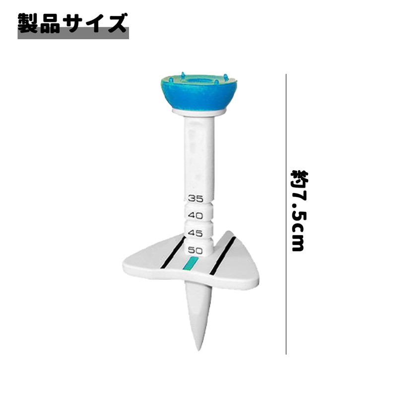 PAVIKE Golf Tees Graduated Golf Equipment 3 Piece Golf Tee