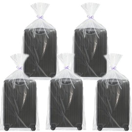 Extra Large Clear Plastic Storage Bags 80 * 110CM(31.5x43.3inch), 5 PCS Flat Large Plastic Bags, Huge Storage Bags Moving Bags for Luggage, Suitcase, Stroller, Chair, Kids Bike