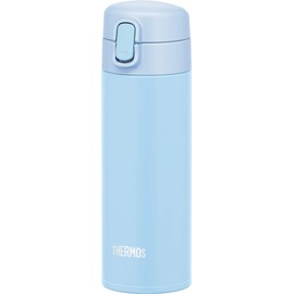 Thermos FJM-350 LB Water Bottle, Vacuum Insulated Straw Bottle, 11.8 fl oz (350 ml), Light Blue, Cold Insulation