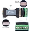 DTECH RS232 to RS485 RS422 Serial Communication Data Converter Adapter