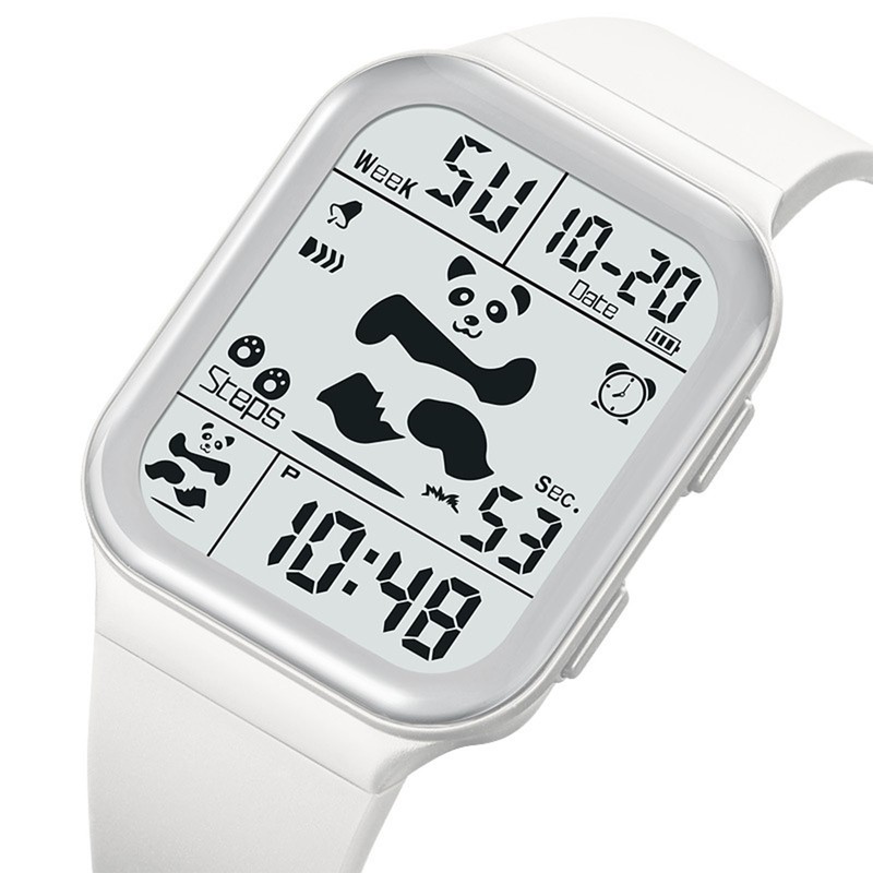 Electronic Watch Luminous Display Stopwatch Timing Alarm Clock Waterproof Students