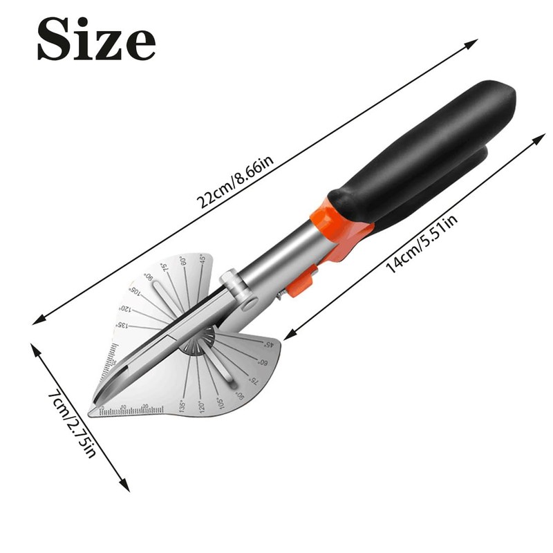 Mitre Scissors, Cable Duct, Multifunctional Right Angle Scissors, Adjustable from