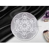 Selenite Crystal Charging Plate For Crystals And Healing Stones, 3"
