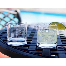 Periodic Tableware Laboratory Beaker Rocks Glasses (Set of 2)