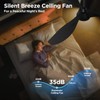 Roomratv Ceiling Fans with Lights, 52 Inch Ceiling Fan with