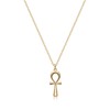 VACRONA Cross Pendant Necklace for Women, 14K Gold Plated Dainty