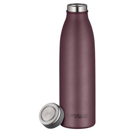 THERMOcafé by THERMOS TC BOTTLE Burgundy Mat 0.50 L, Stainless Steel Vacuum Flask, Carbonated Proof, 12 Hours Hot 24 Hours Cold, Leak-Proof, for School, On the Go and Office
