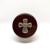 Celtic Cross Wine Stopper Exotic Rosewood Custom Cross Bottle Stopper