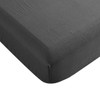 Lanqinglv Fitted sheet 150x200 cm King Size Dark Grey Brushed