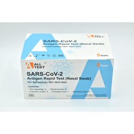 All Test SARS-CoV-2 Antigen Rapid Test (Nasal Swab) Self Test 5CT