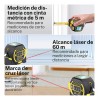 Gomia 3en1medidor De Distancia Digital Láser Telémetro De Mano,60m