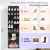 MISSLO Clear Over the Door Shoe Organizer Large Deep Pockets