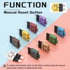 DMiotech Manual Mini Reset Fuse, 32V DC 20A ATC/ATO Auto