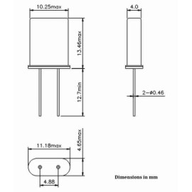 KC9ON QRP Ham Radio Crystals HC49U (TALL) 80M Band Pack