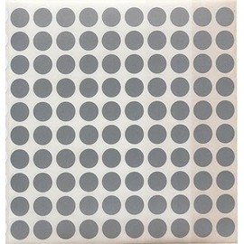 5 Sheets Billiard Billiard Black Spot Billiard Dot Stickers Snooker Dot Markers Pool Table Accessories Billiard Black Spots Locator Stickers Billiard Point Stickers Pool Table Dots (Grey)
