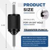 Blosssound Universal Transfer Punch Center Aligner Punch Metal Hardened Pin