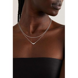 Bouzilli Dainty Gold Necklaces for Women Cubic Zirconia 14k Gold Plated Layered Necklaces Cute Y Drop Necklace Simple Diamond Choker Necklaces Trendy Jewelry Gifts