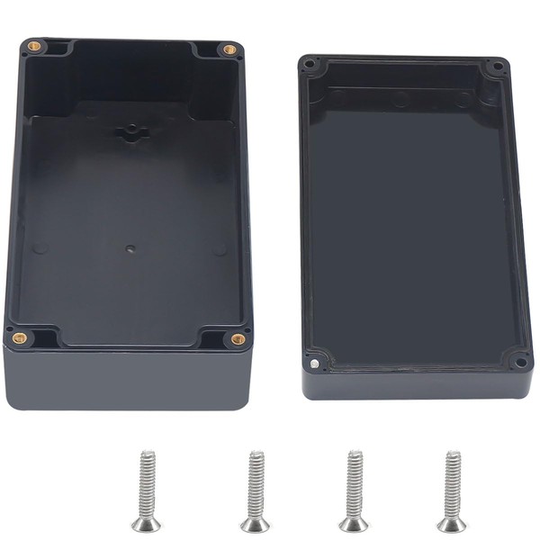 Otdorpatio Outdoor Waterproof Junction Box IP67 Project Box ABS Black