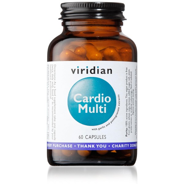 Viridian – Cardio Formula Multivitamin – 60 Veg Caps