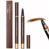 Tiejdhr 4 Tip Precise Eyebrow Pencil, Long-Lasting Waterproof Microblading Eyebrow