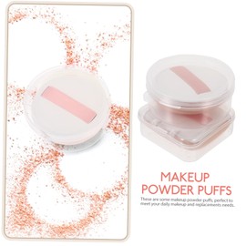 Ipetboom 8pcs Soft Makeup Sponges Reusable Dry Wet Face Powder Puff Storage Box for Travel for Foundation and Setting Powder Application