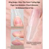 Sandwich Dual Nail forms Professional Sandwich Dual Forms-240Pcs Long Stiletto