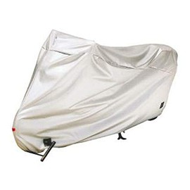Aladen BAB-T2 Flameproof Motorcycle Cover, Car Length: 3.9 ft (1.90 m) - 7.5 ft (2.15 m) [Displacement] [125cc~1100cc] Silver Universal