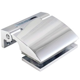 Di Vapor (R) 90 Degree Wall Mounted Shower Door Glass Hinge | Chrome Plated Soli