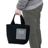 Skater KNBP2-A Insulated Lunch Bag with Pockets, Rich Black