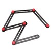 Aluminum Alloy Multi Angle Measuring Ruler Universal Opening Locator Measurement