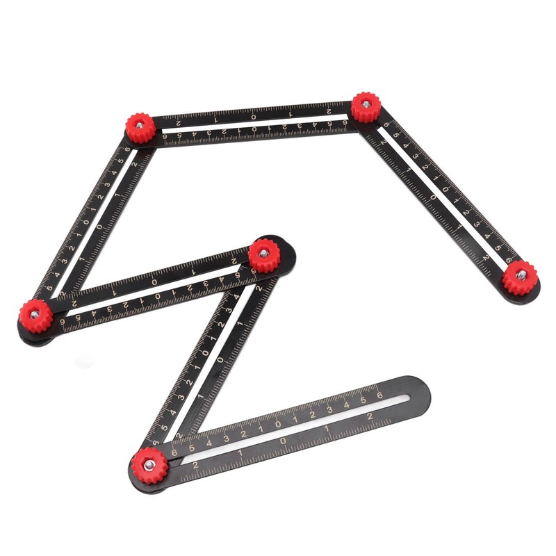 Aluminum Alloy Multi Angle Measuring Ruler Universal Opening Locator Measurement