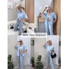 Ekouaer Cotton Pajamas Sets for Women 2 Piece Button Down