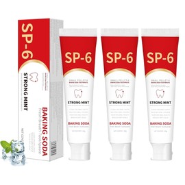 SP-6 Probiotics Whitening Toothpaste,SP6 Probiotic Toothpaste Whitening,Promotes Healthy Teeth,Brightening & Stain Removing (3)
