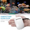 PULACO Ultra Quiet Mini Aquarium Fish Tank Air Pump for