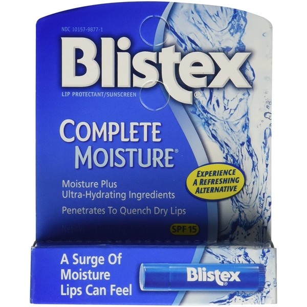 Blistex Complete Moisture, .15-Ounce Tubes (Pack of 3)
