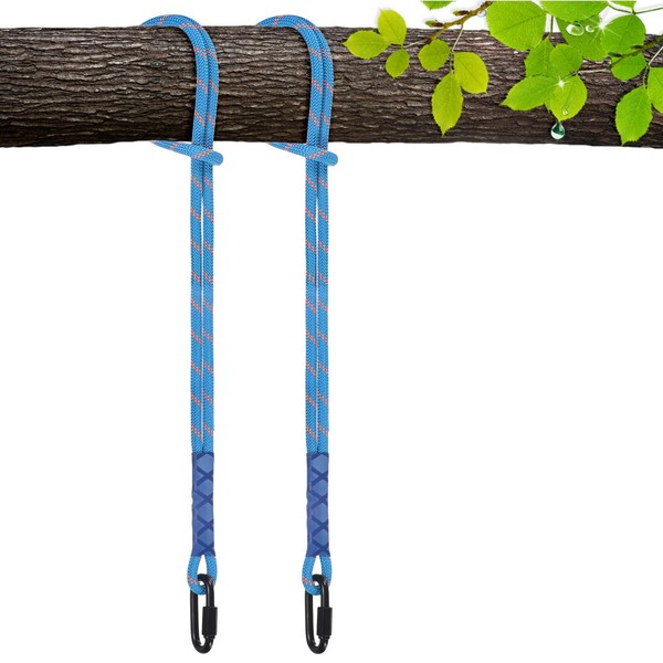 M METERXITY 2-Pack Tree Swing Ropes 2.5m/8.1ft, Hammock Tree Swing