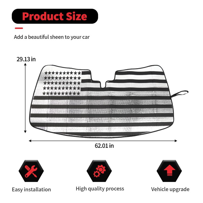 RT-TCZ Windshield Sunshade Sun Shade Heat Shield Window Sun Visor