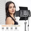 LED Video Light 36W 3200K-5600K Color Thermometer Photographic Fill Light