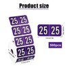 500pcs 2025 Year Stickers, 1.5x0.75in 2025 New Year Stickers File