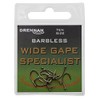 Drennan Wide Gape Specialist Barbless Hooks Size 10 Qty 10