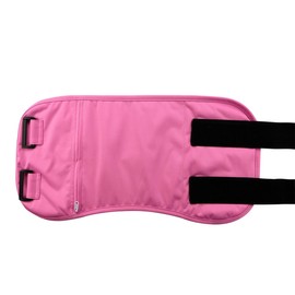 Hispour Castor Liver Detox Oil Pack, Adjustable Velcro Elastic Band and Anti-Oil Leakage Design, Skin-Friendly Bamboo Cotton and Waterproof PUL Fabric (Rose Colour)