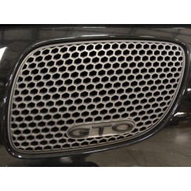 gtog8ta 04-06 Pontiac GTO Kidney Grille Grill Emblem Letters BLACK Front Bumper