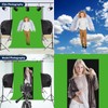 Pksoiil Green Screen Backdrop，Chromakey Virtual GreenScreen Background Sheet，Fabric Wrinkle Resistance