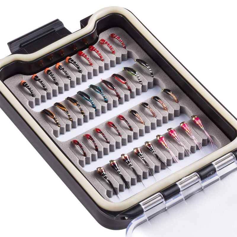 Bassdash Fly Fishing Flies Kit Fly Assortment with Fly Box