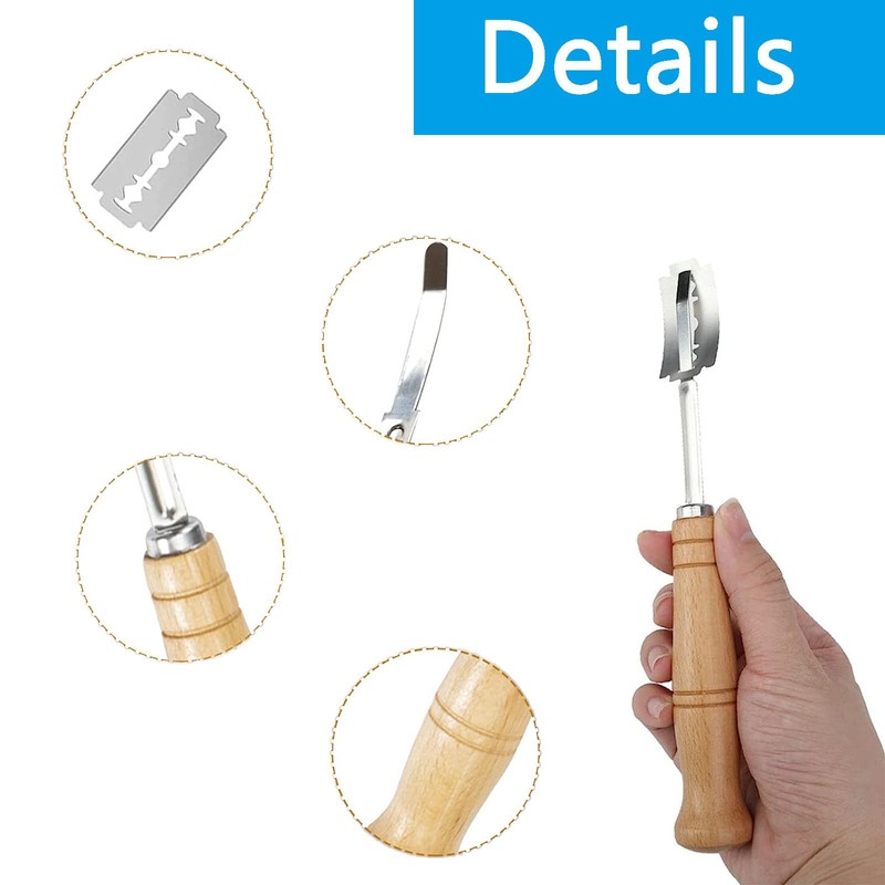 Bread Lame Cutter, Bread Bakers Lame Slashing Tool Handcrafted Bakers