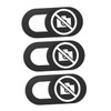 TEHAUX 3PCS Webcam Cover Slide Privacy Stickers for Laptop Tablet