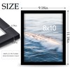 Fisnish 8x10 Picture Frame, for Tabletop Display, Horizontal or Vertical