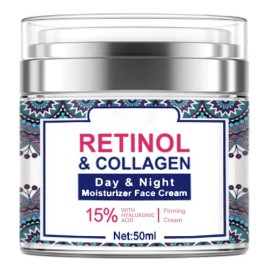 Crema De Retinol, 15% Ha, Colágeno, Reafirmante Antienvejeci