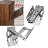 LOVIVER 2Pcs Tip Out Tray Hinges Flip Down Door Support