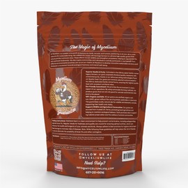 Mycelium Premium Poultry Plus Protein– Organic, Non-GMO, High Nutritional Value Bird Food for Chickens, Ducks, & Turkeys, Sourced from Local USA Farms, Sustainable Farming, 5 lbs